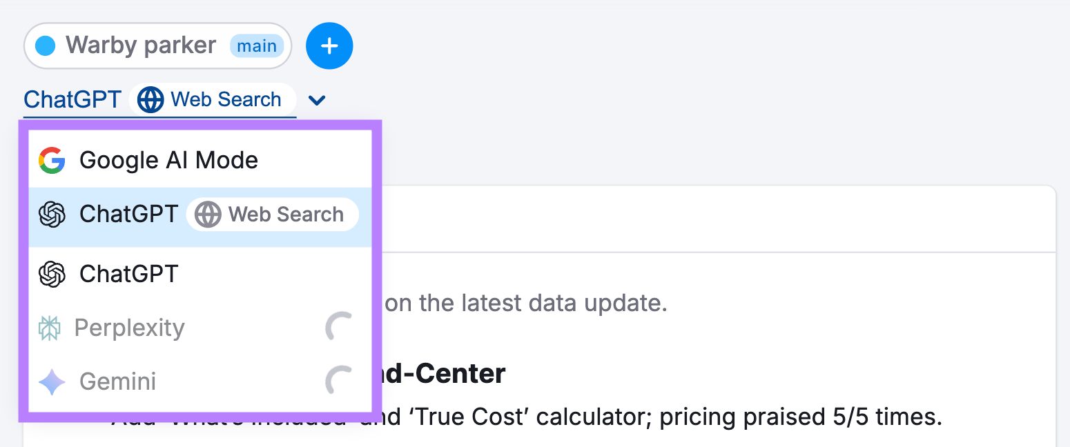 Tracking ChatGPT visibility AI Visibility Toolkit