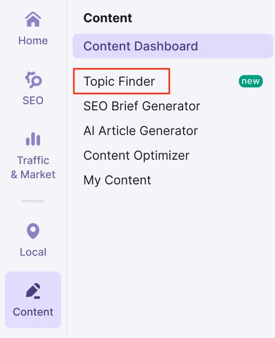Topic Finder image 1
